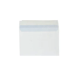 Снимка на Office 1 Плик, C6, 114 x 162 mm, хартиен, със самозалепваща лента, бял, 100 броя