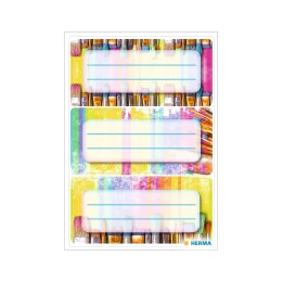 Снимка на Herma Самозалепващи се етикети Акварелни четки, 9 броя