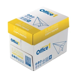 Снимка на Office 1 Копирна хартия Laser Copy, A4, 80 g/m2, 500 листа, 5 пакета