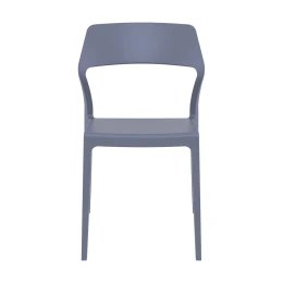 Снимка на Градински стол RFG Snow, пластмасов, до 120 kg, тъмносив