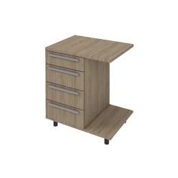 Снимка на Офис контейнер PK1L, помощен, 66 x 50 x 74 cm, ПДЧ 18 mm, цвят лукс