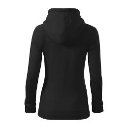 Снимка на Malfini Дамски суитшърт Zipper 411, поларен, размер M, черен