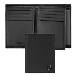 Снимка на Hugo Boss Калъф за карти Saffiano, с 12 отделения, черен