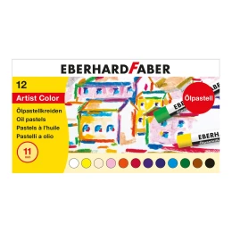 Снимка на Eberhard Faber Маслени пастели, 12 цвята