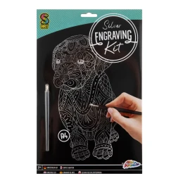 Снимка на Moxy Комплект за издраскване Куче, А4, сребрист