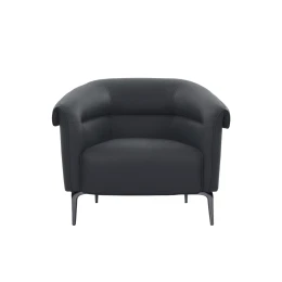 Снимка на Фотьойл RFG Megan, екокожа, метална основа, черен