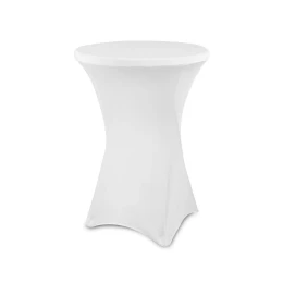 Снимка на Покривка за коктейлна маса, от еластан, бяла