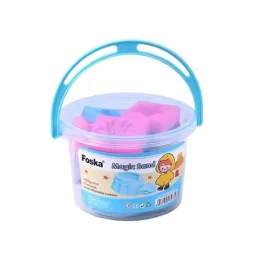 Снимка на Foska Магически пясък, с 12 формички, 500 g, син