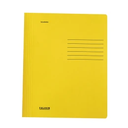 Снимка на Falken Папка, картонена, с машинка, жълта