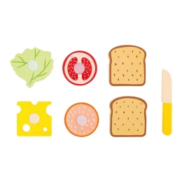 Снимка на Small Foot Сандвич, дървен, 7 части, 7.5 х 7.5 х 5.5 cm