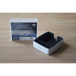 Снимка на Оffice 1 Поставка за листчета Elegant, бялo-сив