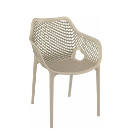 Снимка на Градински стол Air XL, пластмасов, бежов