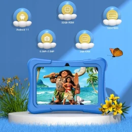 Снимка на Таблет Pritom K7PRO, 7'', Quad Core, 32 GB, 4 GB RAM, Android 13, IPS, 7731E Quad core, задна камера 2 MP, син