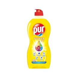 Снимка на Препарат за миене на съдове Pur Duo Power, лимон, 450 ml