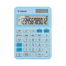 Снимка на Настолен калкулатор Canon LS-125KB, 12-разряден, син