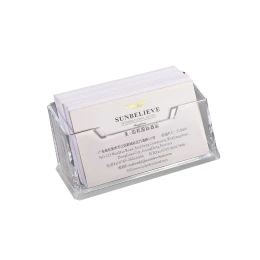 Снимка на KEJEA Поставка за визитки, пластмасова, прозрачна