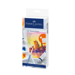 Снимка на Faber-Castell Акварелни бои Creative Studio, 9 ml, 12 цвята