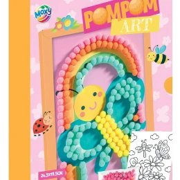 Снимка на Moxy Творчески комплект с помпони Елф и русалка, в рамка