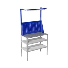 Снимка на Работна маса Garage 115, 1000 х 500 х 1920 mm, метална, MDF плот