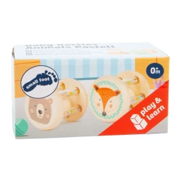 Снимка на Small Foot Комплект бебешки дрънкалки, дървени, 2 броя