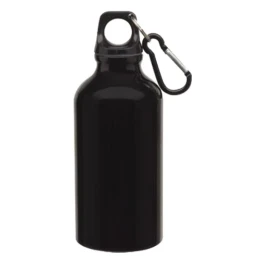 Снимка на TOPS Бутилка Transit, алуминиева, с карабинер, 400 ml, черна