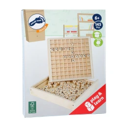 Снимка на Small Foot Кубчета за създаване на думи, дървени