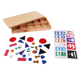 Снимка на Кутия с граматически шаблони, дървена