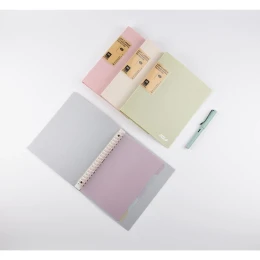 Снимка на Sworld Папка Wheat Straw, с рингове, А5, бяла