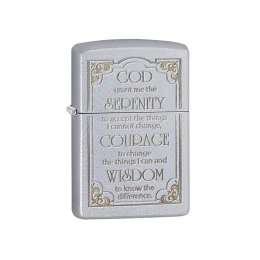 Снимка на Zippo Запалка 28458 - Serenity Prayer