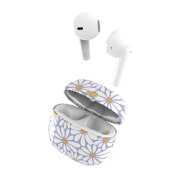 Снимка на Слушалки TNB Exclusive Flower, безжични, с Bluetooth, със зареждащ кейс, USB Type-C, 102 dB