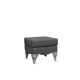 Снимка на Табуретка Classic, правоъгълна, текстил, 500 х 500 х 420-440 mm, сив