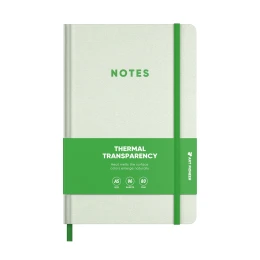 Снимка на Art Pioneer Бележник, A5, твърда корица, с ластик, 96 листа, зелен