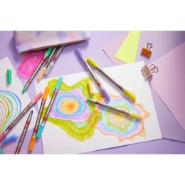 Снимка на Faber-Castell Флумастери, двойни, 10 пастелни цвята