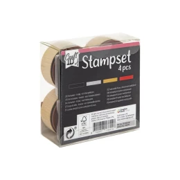 Снимка на Craft ID Печати Рожден ден, с включени тампони, 4 броя