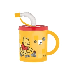 Снимка на Disney Чаша със сламка и дръжка Winnie the Pooh, 210 ml