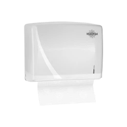 Снимка на Диспенсър за кърпи за ръце Rulopak Elite, бял, за 200 кърпи, 28 х 16 х 23 cm