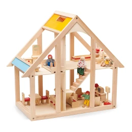 Снимка на Nowa Szkola Къща за кукли, дървена, 65 x 31 x 59 cm