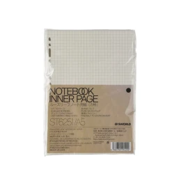 Снимка на Sworld Листове за органайзер, А5, малки квадратчета, 50 листа