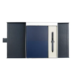 Снимка на Office 1 Комплект тефтер и химикалка Matrix Neo, в кутия, син