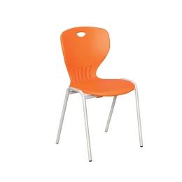 Снимка на Ученически стол RFG Maxima A, от VIII до XII клас, 43 х 45 х 46 cm, до 120 kg, мандарина