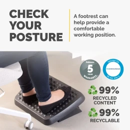 Снимка на Fellowes Поставка за стъпала, с променлив наклон