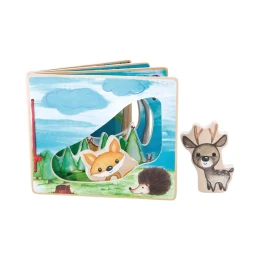 Снимка на Small Foot Книжка Гора, интерактивна, дървена