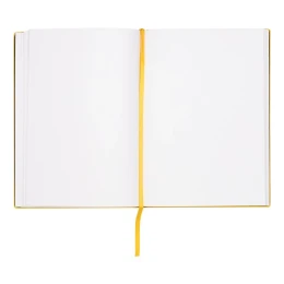 Снимка на Hugo Boss Тефтер Essential Storyline, бели листове, A5, жълт