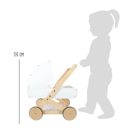 Снимка на Small Foot Количка за кукли, дървена, 48 х 35 х 56 cm