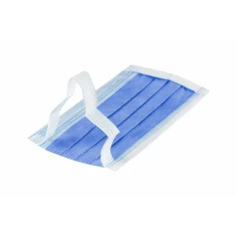 Снимка на Маска за еднократна употреба Hunts, тъмносиня, с широк ластик