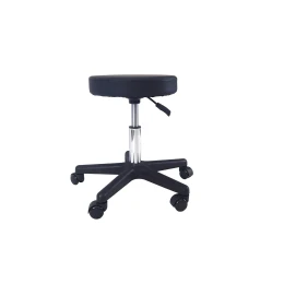 Снимка на Офис стол-табуретка RFG Stool, до 130 kg, екокожа, черна
