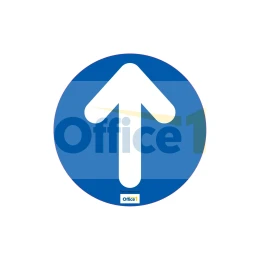 Снимка на Стикер за под Стрелка, синя, ø 30 cm