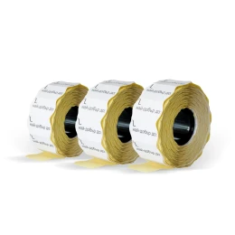 Снимка на Eтикети за двуредови клещи с печат ''L НАЙ-ДОБЪР ДО'' 1 000 броя, 6 ролки в опаковка