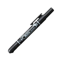 Снимка на Zebra Перманентен маркер Mckie Retractable, автоматичен, 1.3 mm, черен