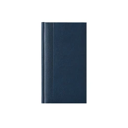Снимка на Календар-бележник Финес, без дати, 9.5 x 17.5 cm, син